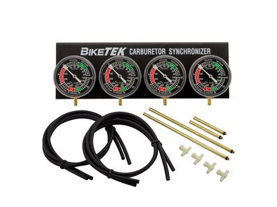 BIKETEK Vacuum Gauge 4 Cylinder