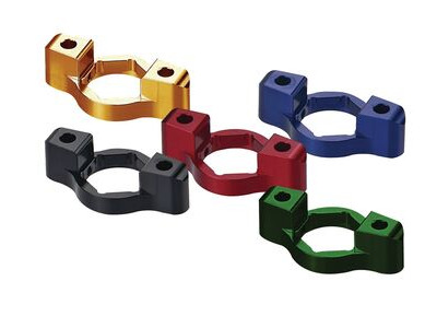 BIKETEK Pair of Blue 14mm Rounded Front Fork Adjusters
