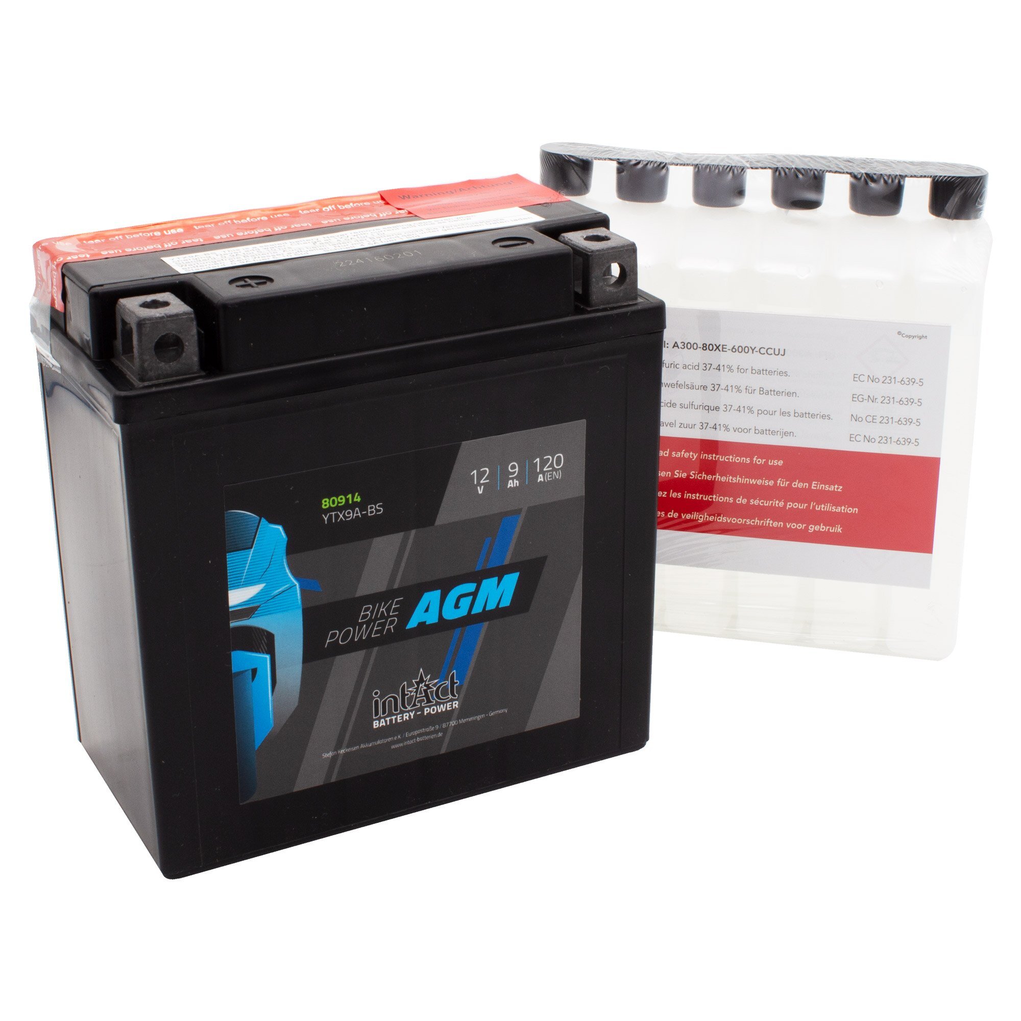 Batterie Kyoto YTX9-BS SLA AGM