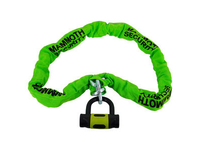 MAMMOTH SECURITY 10mm x 1.5M Square Chain and D-Lock