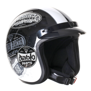 STEALTH HD320 Mono Adult Open Face Helmet - Black 