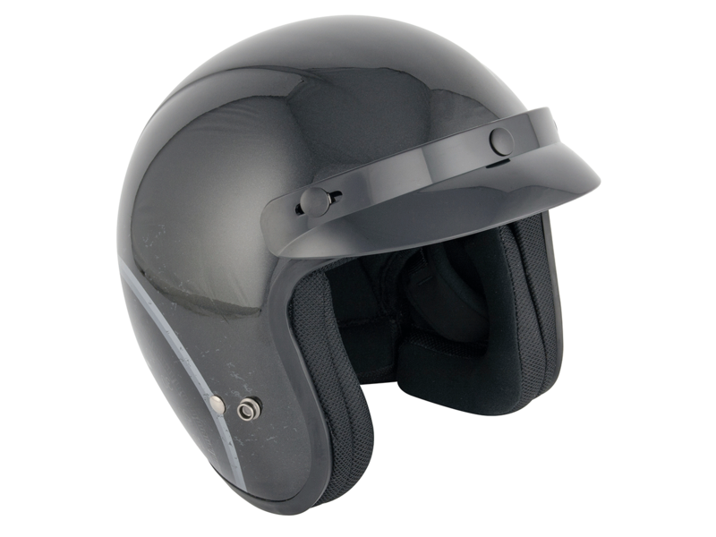 STEALTH HD320 Speedo Adult Open Face Helmet - Black click to zoom image