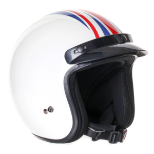 STEALTH HD320 Union Jack Adult Open Face Helmet - White 