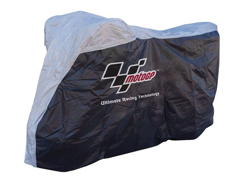 MotoGP Rain Cover - Black/Grey - Medium Fits Up To 600cc click to zoom image