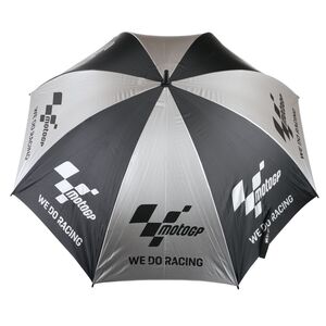 MotoGP "We Do Racing" Black & Silver Track Umbrella (Replaces MGPUMB06) 2022