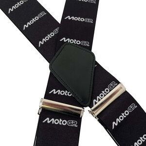 MOTOGP Rider Braces With MotoGP Logo Black White click to zoom image