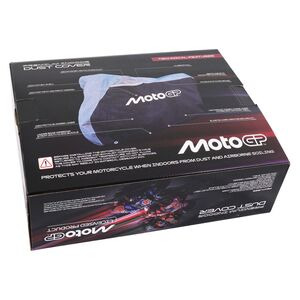 MOTOGP Dust Cover - Black/Grey - Large Fits 750-1100cc click to zoom image