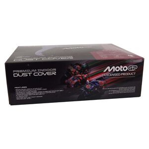 MOTOGP Dust Cover - Black/Grey - XL Fits 1200cc And Over click to zoom image
