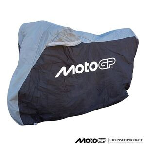 MOTOGP Dust Cover - Black/Grey - XL Fits 1200cc And Over 