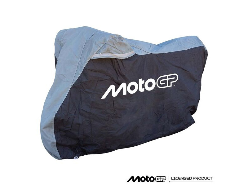 MOTOGP Rain Cover - Black/Grey - Large Fits 750-1000cc click to zoom image