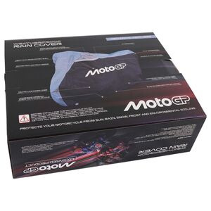 MOTOGP Rain Cover - Black/Grey - XL Fits 1200cc And Over click to zoom image
