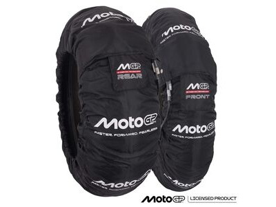 MOTOGP Tyre Warmer Set - Front 120/70-17 - Rear 180-190/55-17 (UK 3 Pin Plug)