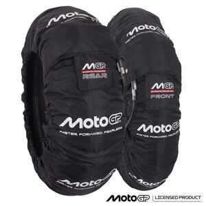 MOTOGP Tyre Warmer Set - Front 120/70-17 - Rear 200/55-17 (UK 3 Pin Plug) 2026