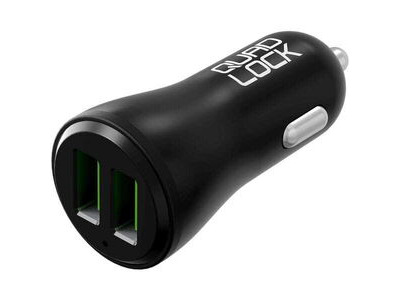 Quad Lock Dual USB 12V Car Charger