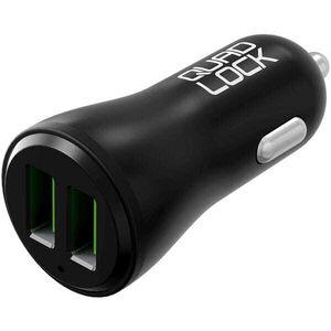 Quad Lock Dual USB 12V Car Charger 