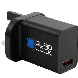 Quad Lock 18W Power Adaptor - UK Standard (Type G) 