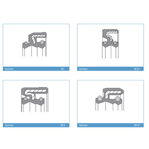 ARIETE ARI.003T - PAIR OF FORK OIL SEALS 35 X 48 X 11 DCY click to zoom image