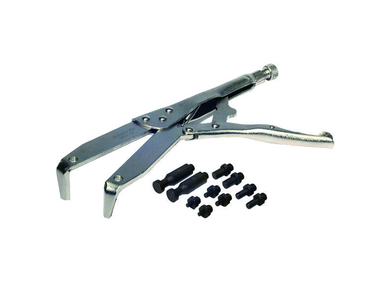 BIKESERVICE Universal Pulley Holder Wrench Set click to zoom image