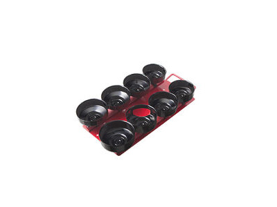 BIKESERVICE 8PC Oil Filter Wrench Set