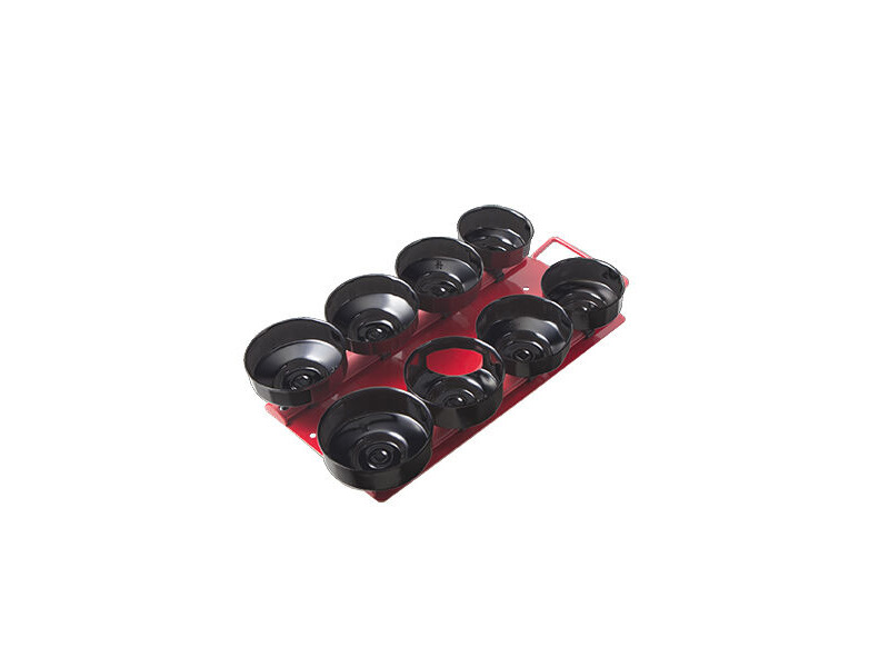 BIKESERVICE 8PC Oil Filter Wrench Set click to zoom image
