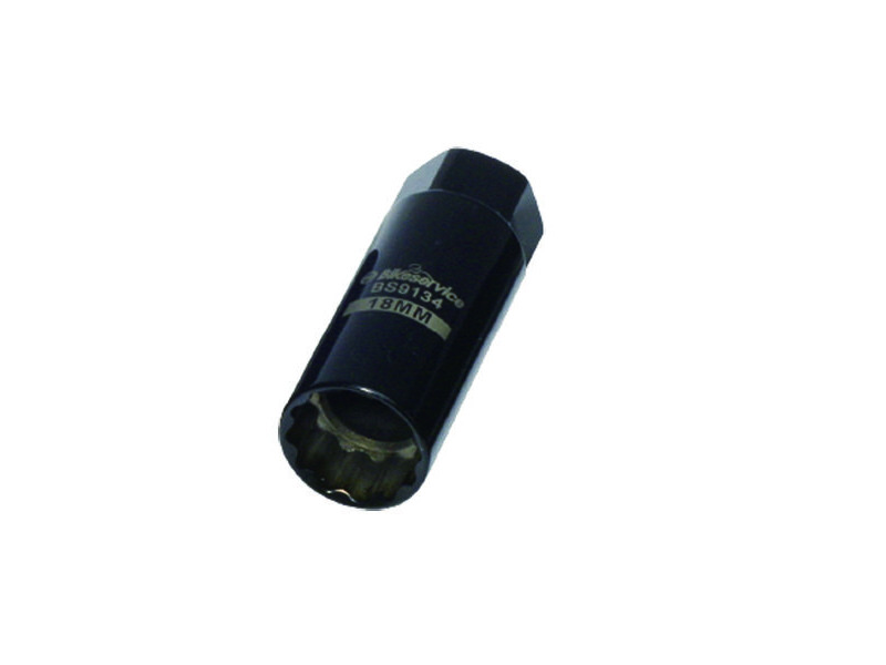 BIKESERVICE Thin wall spark plug socket 18mm click to zoom image