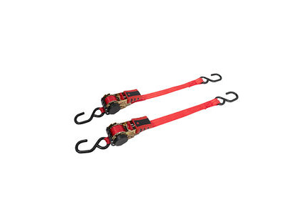 BIKESERVICE Retractable Ratchet Tie Down - 1.8m / 6ft