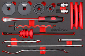 BIKESERVICE wheel and tyre maintenance kit 