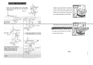 BIKEWORKSHOP JL-C03006 Workshop manual tyre changer 6-21" wheels click to zoom image