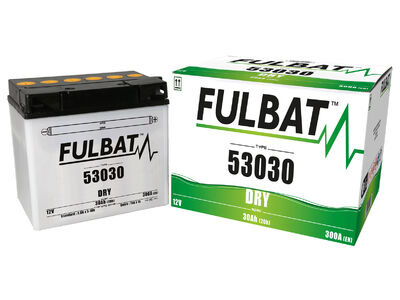 FULBAT Battery Dry - 53030, With Acid Pack