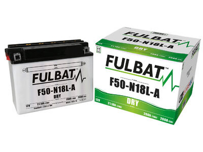 FULBAT Battery Dry - F50-N18L-A, With Acid Pack