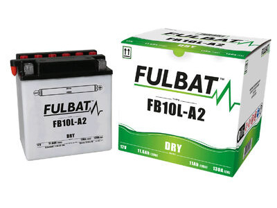 FULBAT Battery Dry - FB10L-A2, With Acid Pack