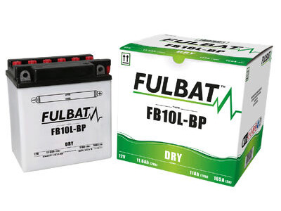 FULBAT Battery Dry - FB10L-BP, With Acid Pack