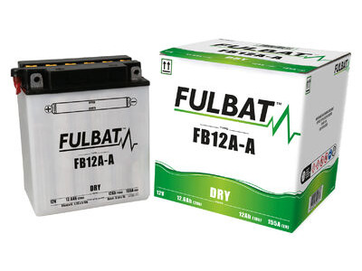 FULBAT Battery Dry - FB12A-A, With Acid Pack