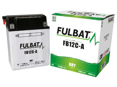 FULBAT Battery Dry - FB12C-A, With Acid Pack