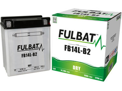 FULBAT Battery Dry - FB14L-B2, With Acid Pack