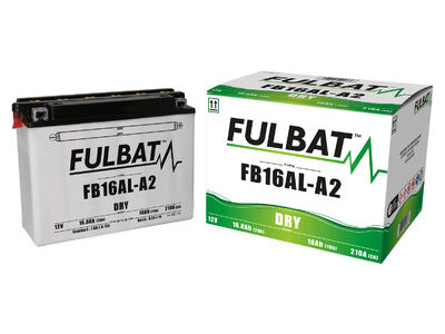 FULBAT Battery Dry - FB16AL-A2, With Acid Pack