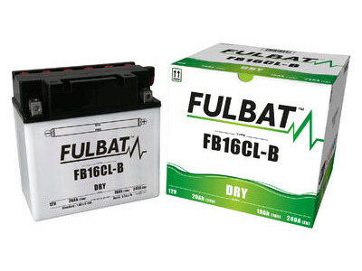 FULBAT Battery Dry - FB16CL-B, With Acid Pack
