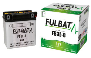 FULBAT Battery Dry - FB3L-B, With Acid Pack 