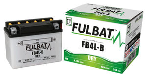 FULBAT Battery Dry - FB4L-B, With Acid Pack 