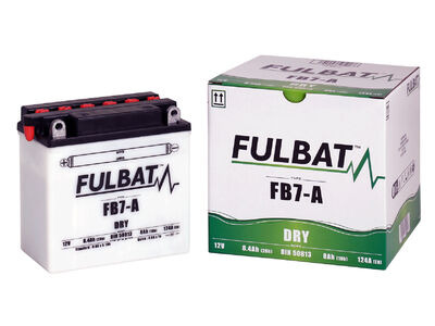 FULBAT Battery Dry - FB7-A, With Acid Pack
