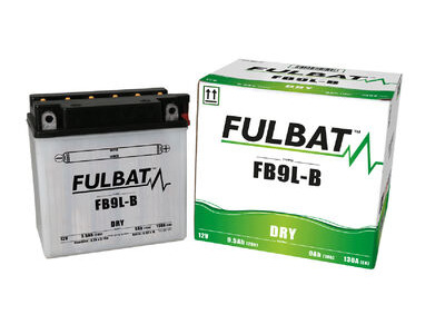 FULBAT Battery Dry - FB9L-B, With Acid Pack