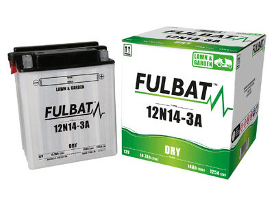 FULBAT Battery Dry - 12N14-3A, With Acid Pack