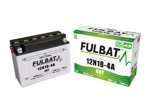 FULBAT Battery Dry - 12N18-4A, With Acid Pack 