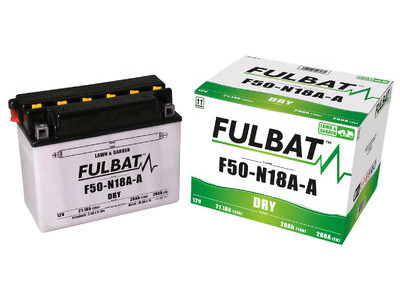FULBAT Battery Dry - F50-N18A-A , With Acid Pack