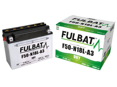 FULBAT Battery Dry - F50-N18L-A3, With Acid Pack