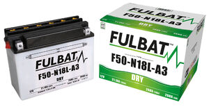 FULBAT Battery Dry - F50-N18L-A3, With Acid Pack 