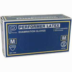 GRANVILLE Latex Gloves Med 100 per box 2.25 