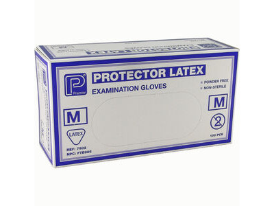 GRANVILLE Powder Free Latex Gloves Med 100 per box 2.15