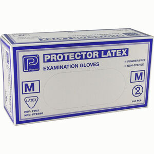 GRANVILLE Powder Free Latex Gloves X Lar 100 per box 