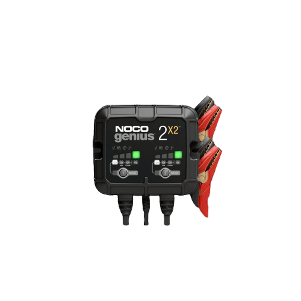 NOCO GENIUS 4A 2-Bank smart battery charger and maintainer :: £118.75 ::  Motorcycle Accessories :: BATTERY CARE :: WHATEVERWHEELS LTD - ATV,  Motorbike & Scooter Centre - Lancashire's Best For Quad, Buggy